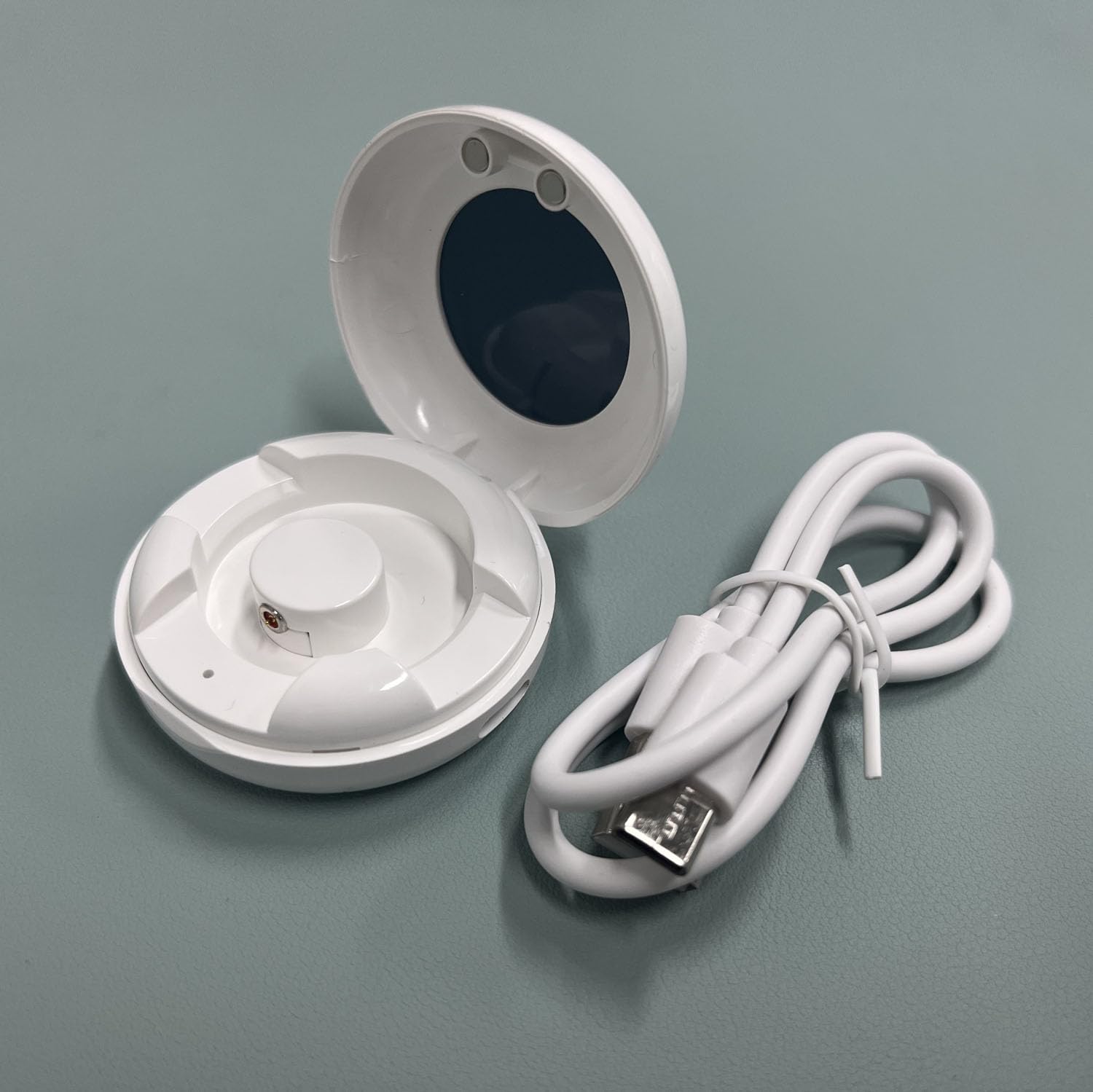 Xininyia For R02 R03 R06 R08 R09 R10 R11 R11M SR11M R12 BJ02 SRC01 SRC10 Smart Ring Charger Charging Case Portable Magnetic Charging box(Not Wireless Charging!)