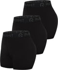 Runhit 3" Volleyball Shorts - Women's Compression Spandex Shorts | 3-Pack Athletic Yoga Gym Wear