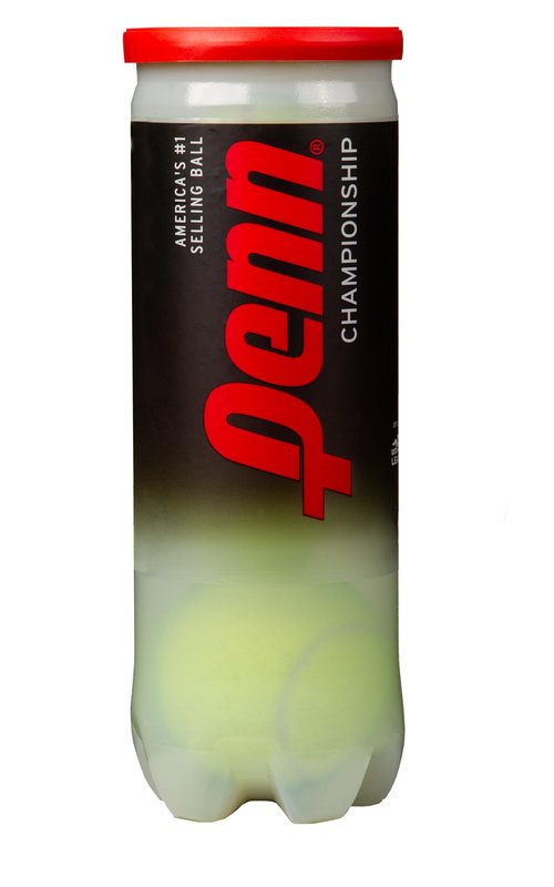 Penn Championship Tennis Balls - Regular Duty Felt Pressurized Tennis Balls - 12 Cans, 36 Balls