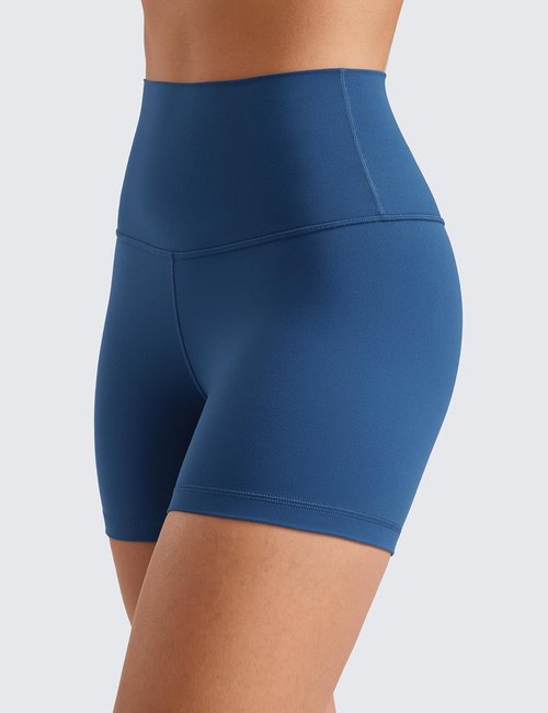 CRZ YOGA Biker Shorts - Butterluxe High-Waisted 4'' Spandex for Women's Workout & Yoga