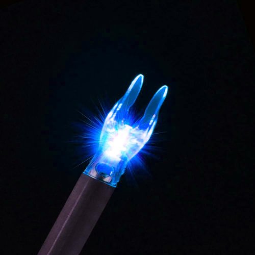 Lighted Nocks - 6 PCS LED Arrow Nocks for .204 to .246 ID Arrows | Screwdriver Included