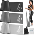 Resistance Bands for Working Out, Ankle Resistance Bands, Physical Therapy Bands for Strength Training, Yoga, Pilates, Stretching, Stretch Elastic Band with Different Strengths, Workout Bands for Home