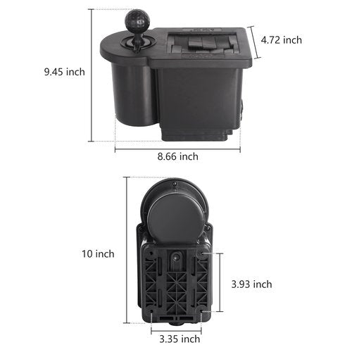 10L0L Golf Cart Ball Washer and Golf Club Cleaner Kit - with Universal Bracket-Removable for Yamaha EZGO TXT RXV & Club Car DS Precedent