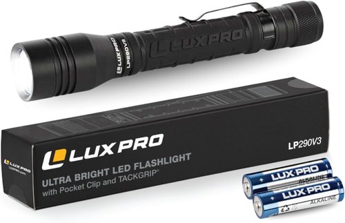 LUXPRO LP290V3 LED Flashlight - 300 Lumens Brightness with 3 Light Modes - Waterproof & Durable Design