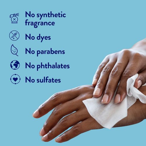 Megababe Megafresh Wipes - Unscented Intimate Cleansing Wipes | pH Balanced & Versatile | 16 Individually Wrapped Wipes