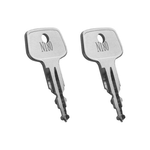 seork N180 Car Rack Replacement Key (2 Pcs) Fits for Thule Compatible Roof Racks, Cargo Box, Carriers, Crossbars