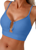 Herseas Push Up Bikini Tops - U-Wire Cutout Design for Women | Stylish Summer Swimwear