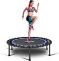 Newan Silent Mini Trampoline - 40"-48" Bungee Rebounder for Cardio Workouts | Max Weight 330lbs