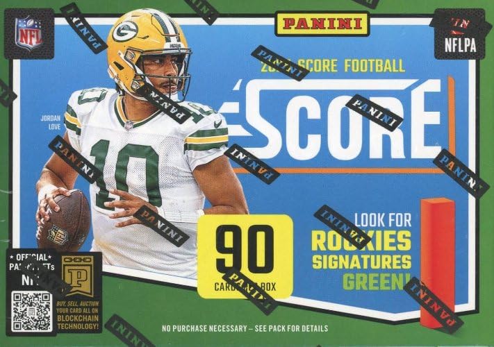 2025 Panini Score Football Trading Card Blaster Box - 90 Card Sealed Pack
