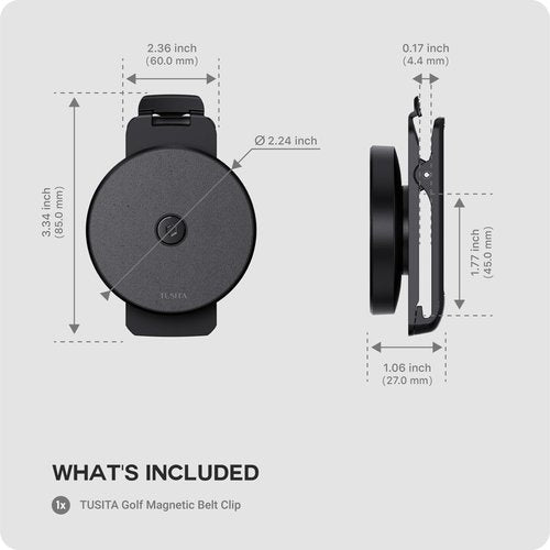 TUSITA Golf Magnetic Belt Clip for Attaching Accessories to Belt