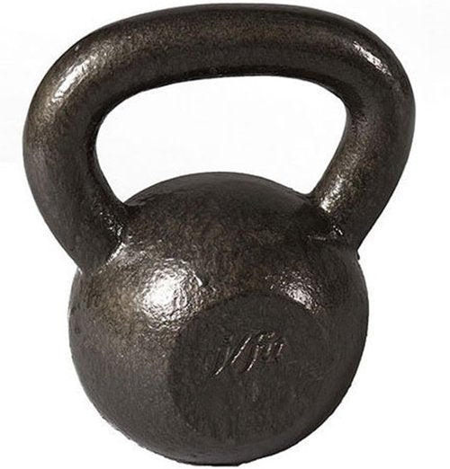 **j/fit Kettlebell Weights - Solid Iron with Ergonomic Handle for Optimal Grip | 30, 35, 40, 50-lb Options**