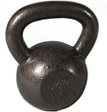 **j/fit Kettlebell Weights - Solid Iron with Ergonomic Handle for Optimal Grip | 30, 35, 40, 50-lb Options**