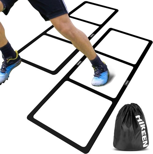Hikeen Agility Ladder - Durable Speed Ladder for Football & Basketball Training | Portable, Non-Slip Design with Carry Bag