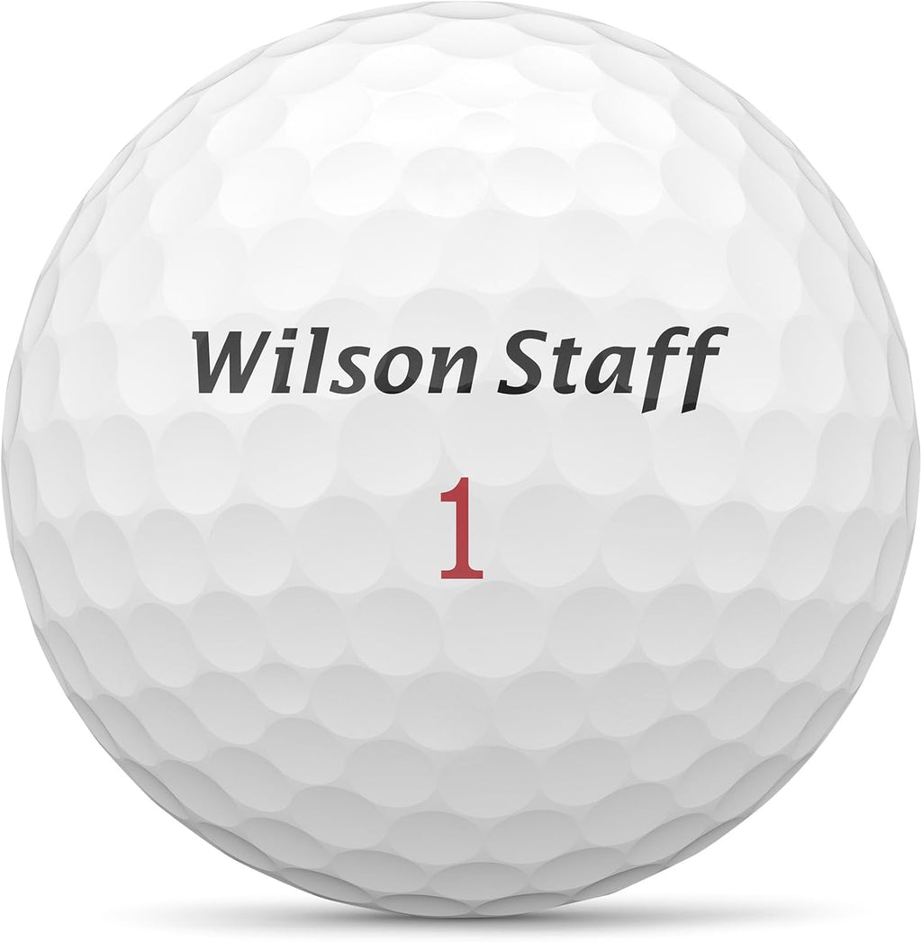 WILSON Staff Golf Balls - Premium Performance Zip Design | Pack of 24 for Ultimate Play