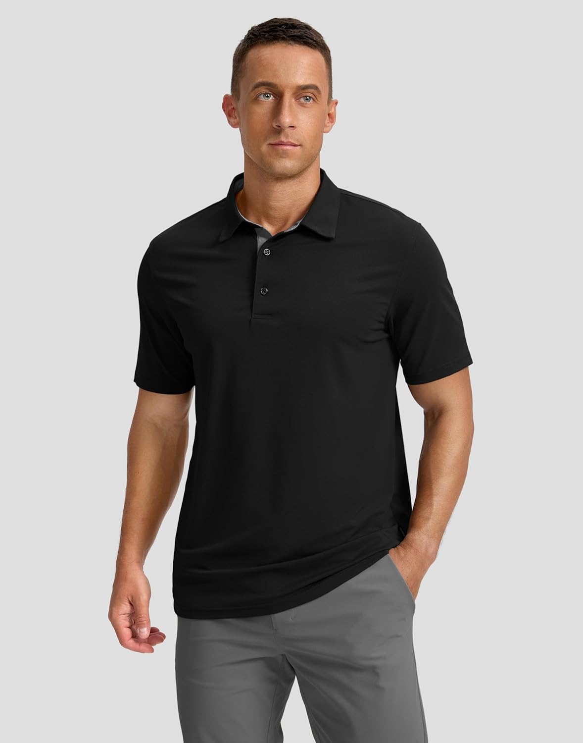 Skiennix Men's Golf Shirts - Dry Fit Moisture-Wicking Performance Polo | Short Sleeve Casual & Athletic