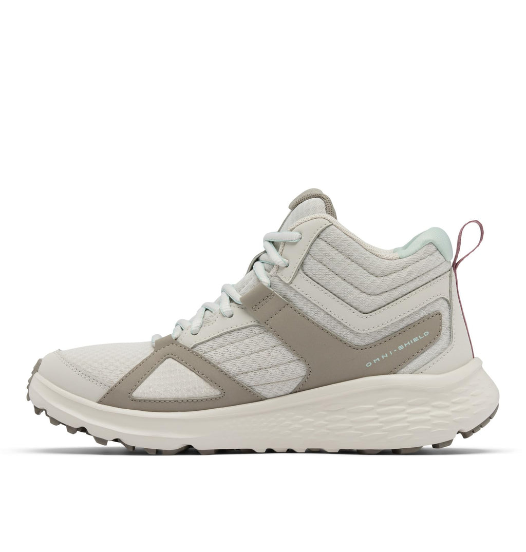 Columbia Womens Novo Trail Mid, Cloud Grey/Cool Green, 8