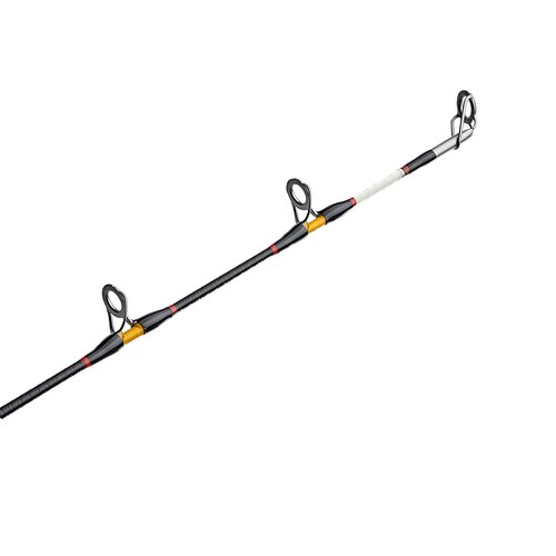 Ugly Stik Bigwater Conventional Fishing Rod, Black/Red/Yellow, 12' - Extra Heavy - 30-50lb - 2pc