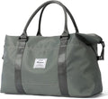 LANBX Travel Gym Bag - Women's Sport Duffle Tote with Wet Pocket | Olive Green, Perfect for Weekender Trips