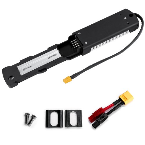 Ebike Battery Base, Mounting Plate Replacement for 4pin Hailong Electric Bike Bicycle Battery, Battery Holder Bracket with XT60 and Anderson Connector (HL03-4PIN)
