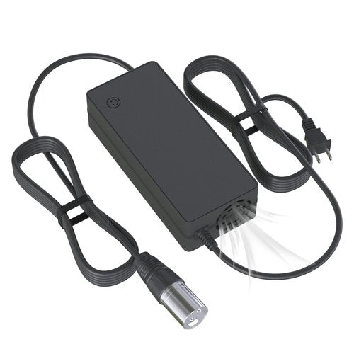 New Upgrade 24V 5A Battery Charger with Fan Cooling 3-Pin Male XLR Connector Compatible with Pride Mobility, Jazzy Power Chairs, Drive Medical, Golden Technologies, ShopRider