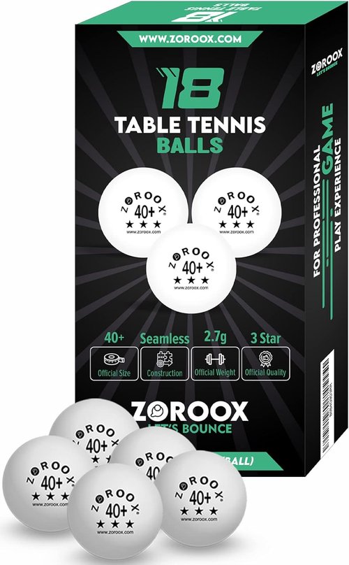 High-Performance 3-Star Table Tennis Balls - 40+ ABS Competition Grade | Available in Orange & White | Pack Sizes: 9, 18, 36, 72