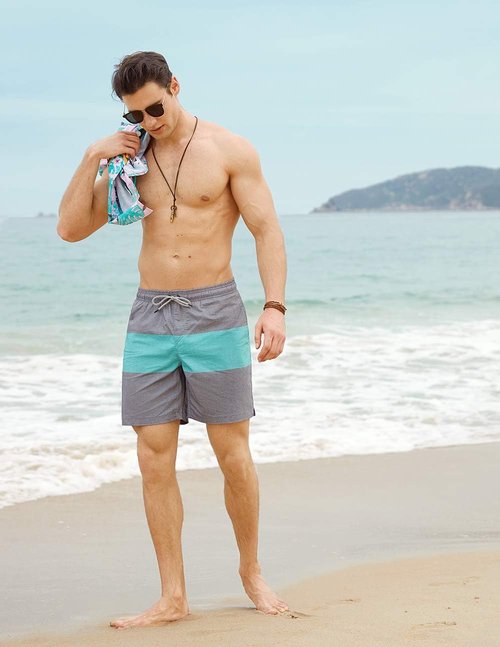 Maamgic Men's 7" Stretch Swim Trunks - Quick-Dry Mesh Lining Bathing Suits for Ultimate Comfort