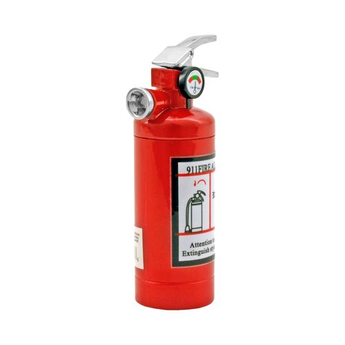 Fire Extinguisher Shape Refillable Lighter – Novelty Collectible – Shipped Empty – Red (No Fuel Inside)