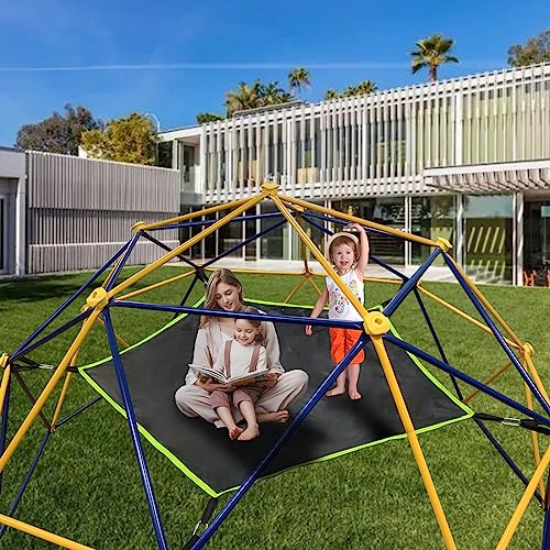 Kids Dome Climber Hammock with Canopy - Supports 300 lbs for 10ft Geodesic Dome