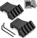 Bontok Picatinny Offset Rail Mount - 45 Degree Low Profile Aluminum Mount for Flashlight & Laser Sights