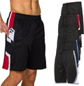 Ultra Performance Men's Athletic Running Shorts - 5 Pack Loose Fit Gym Shorts with Zippered Pockets