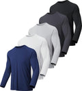 MLYENX Long Sleeve Men's Shirts - UPF 50+ UV Protection, Quick Dry & Moisture Wicking | 7 Pack