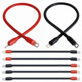 HOGUCAL EZGO Golf Cart Battery Cables for EZGO TXT 1994-Up 36Volt Battery Cables 4 Gauge Wire 7 PCS Durable Connection Kit for Golf Cart Battery Replacement and Maintenance