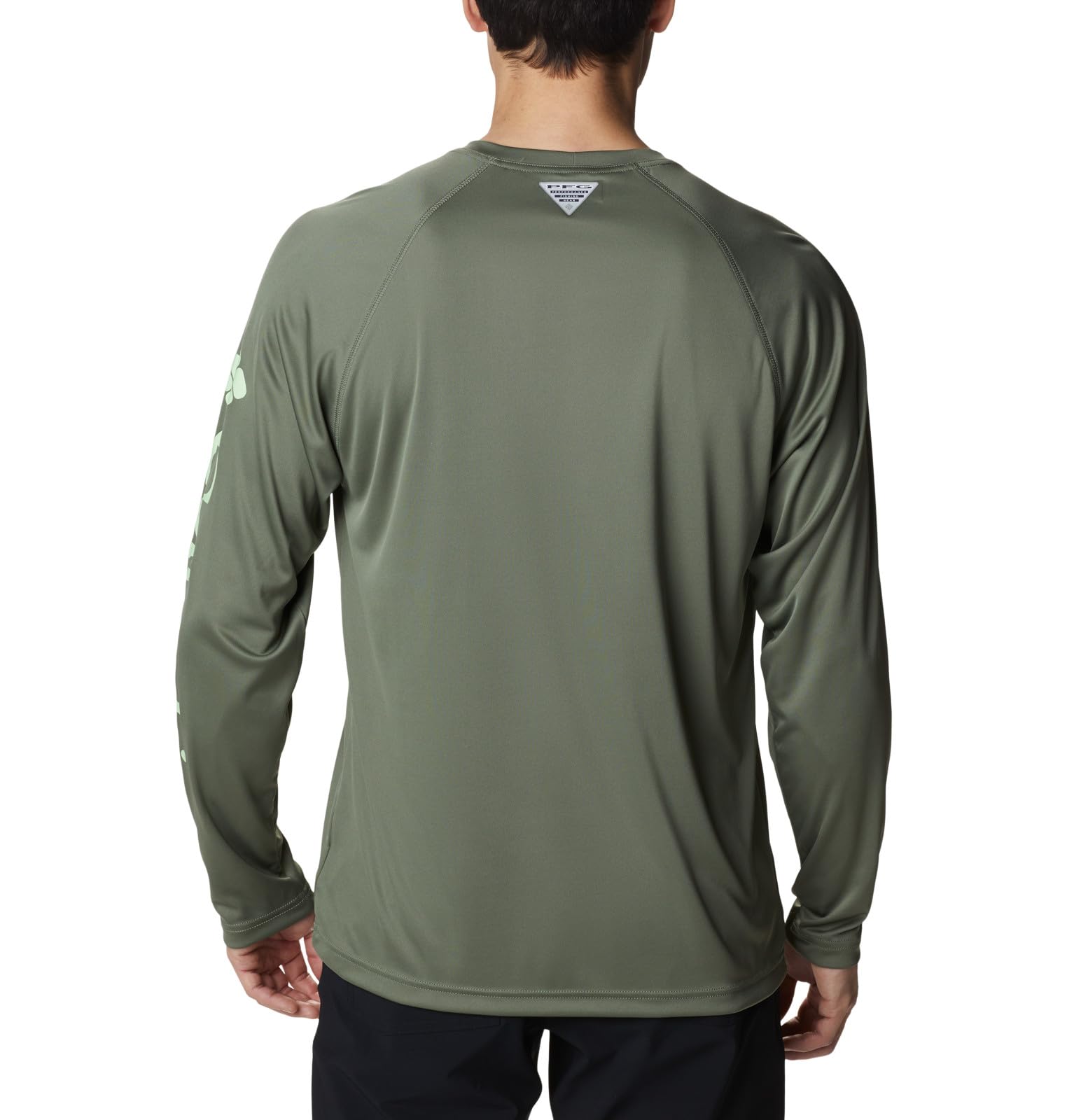 Columbia Men's Terminal Tackle Long Sleeve Shirt, Cypress/Key West Logo, X-Large Tall