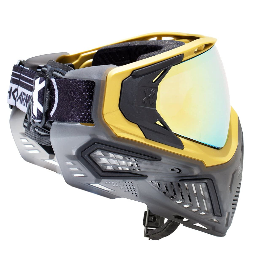 HK Army SLR Face Mask Goggle with Thermal Anti Fog HD Pure Lens System for Paintball and Airsoft - Alloy