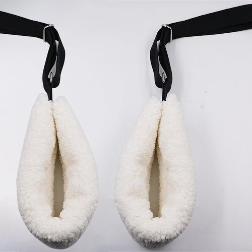 Lights Mountain Adjustable Pilates Fuzzies Straps - Premium Plush Cuffs for Pilates Cadillac Reformer, Pilates Equipment for Home and Studio, Provides Comfort, Stability, and Support During Workouts