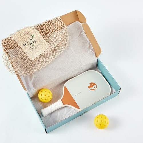 The Helios Pickleball Paddle - Rust | Particle-Printed Carbon Fiber Surface with 13mm Reactive Honeycomb Core | 8oz, Beginner to Intermediate Level Paddle for Power & Consistency | USAP Approved