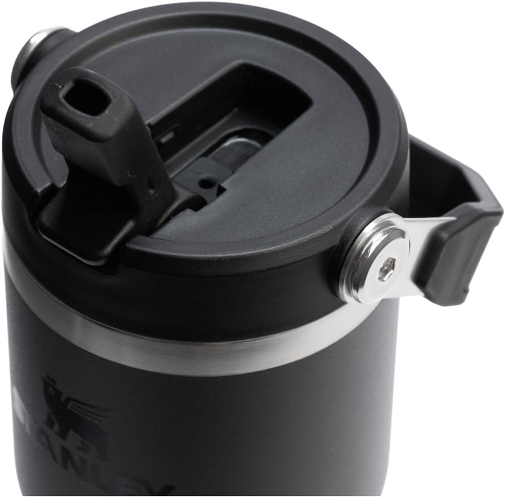 STANLEY IceFlow 2.0 Tumbler - 14 oz Insulated Stainless Steel Water Bottle | Leakproof, BPA-Free | Black