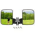 Golf Cart Side Mirrors for Club Car EZ-GO Yamaha and other 180°Adjustable Folding Wide-Angle Side View Mirror