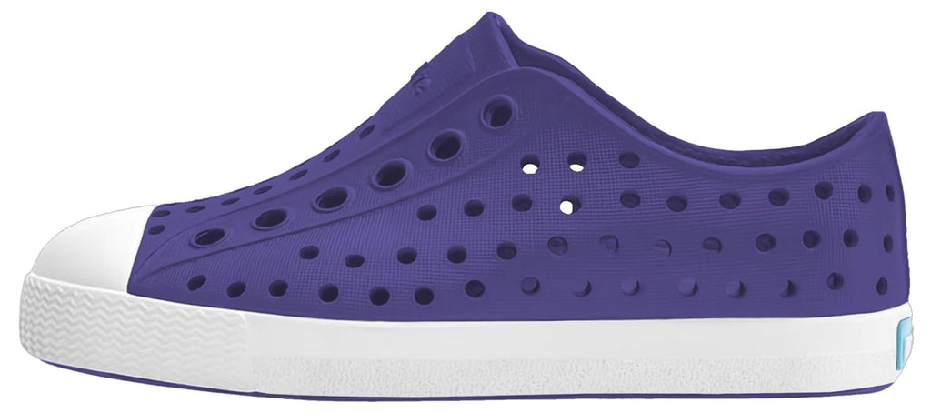 Native Shoes Unisex-Kids Jefferson Sneakers, Glamour Purple/Shell White, 2 Little Kid