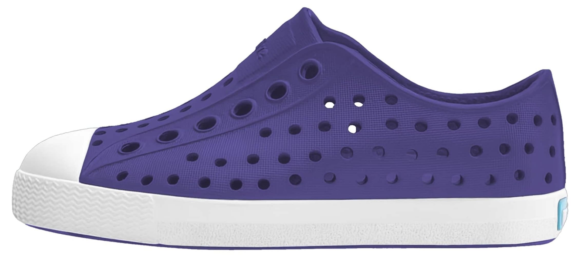 Native Shoes Unisex-Kids Jefferson Sneakers, Glamour Purple/Shell White, 2 Little Kid