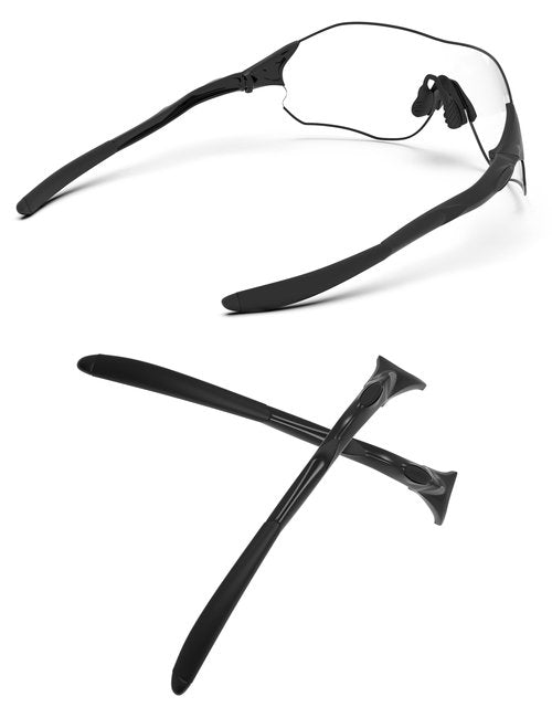 MYCOURAG Replacement Temples Arms Legs Compatible with Oakley EV-Zero Series Sunglasses - Black
