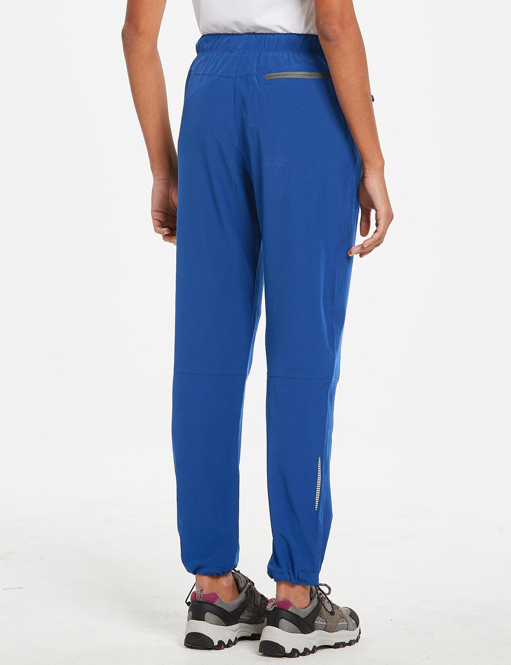 baleaf Travel Pants Women Hiking Long Tall Lightweight Quick Dry Water Resistant Cargo Pants 31'' Bayou Blue Size XXL