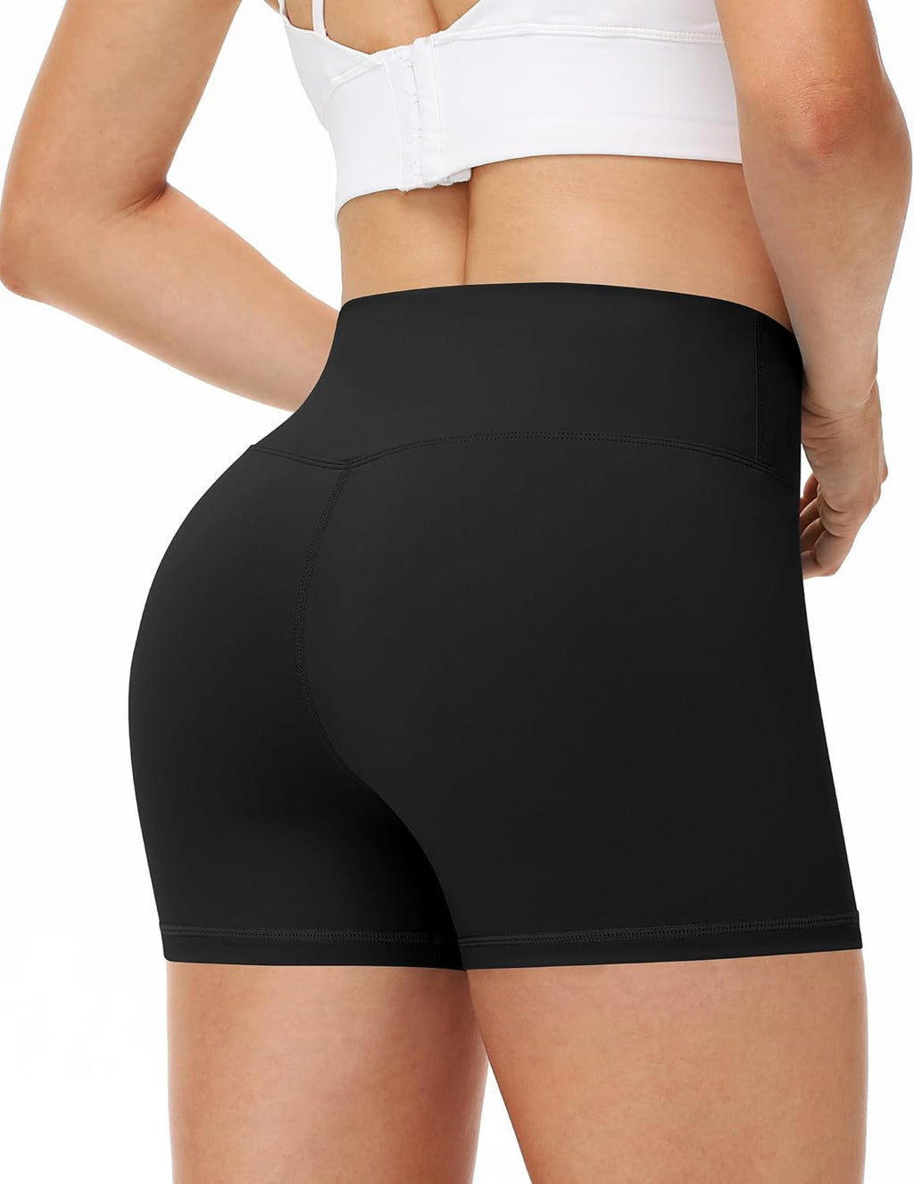 Runhit Women's Biker Shorts - High Waisted Tummy Control Spandex for Gym, Yoga & Dance | 3"/5"/8" Options