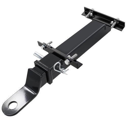 AIPSET Golf Cart Rear Trailer Hitch with Receiver, Universal Compatible with EZGO, Club Car, Yamaha with Footrest Plate, Sturdy, Easy to Tow & Install