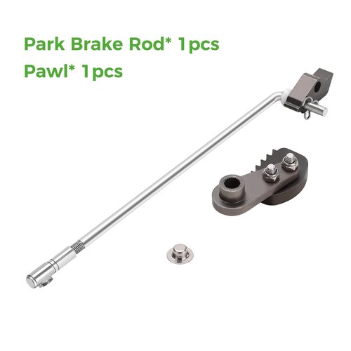 10L0L Golf Cart Brake Latch Kit fit for Club Car DS & Carryall G&E 1995-up, Aluminum Park Brake Rod & Pawl, OEM 101187702, 1017322, 101985-01