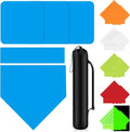Hiboom Baseball & Softball Base Set - 5 Pcs with Portable Carrying Bag for Backyard Practice