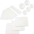 Baseball & Softball 5-Piece Base Set | 5 Plastic Training Balls - Enhance Power & Agility for All Ages