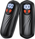 Skiennix Rechargeable Hand Warmers - 6000mAh Electric Heat for Instant Warmth | 2 Pack, Silver