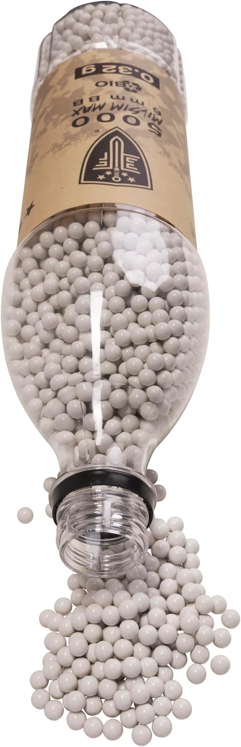 Umarex Elite Force Biodegradable 6mm Airsoft BBs - Premium .32 Gram, 5000 Count for Milsim Max
