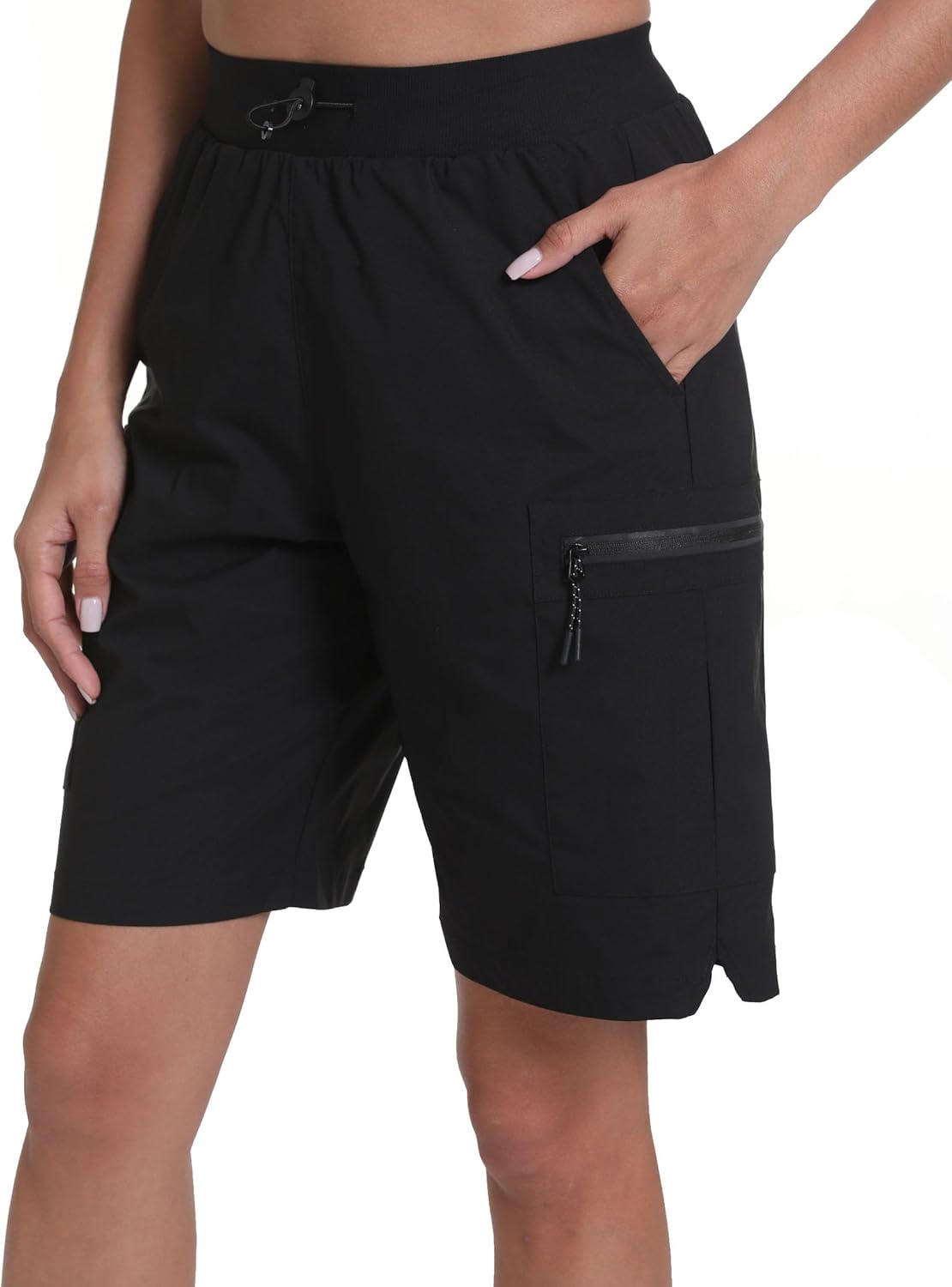 Rrosseyz Women's Hiking Cargo Shorts - Quick Dry Athletic Gym Shorts with Pockets | Perfect for Exercise & Lounge